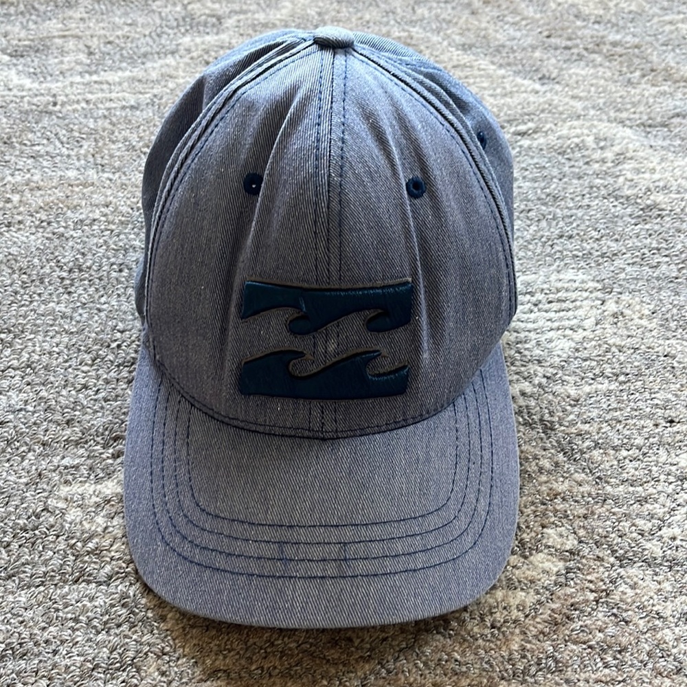 Men’s Billabong Flexfit Hat - Light blue/gray